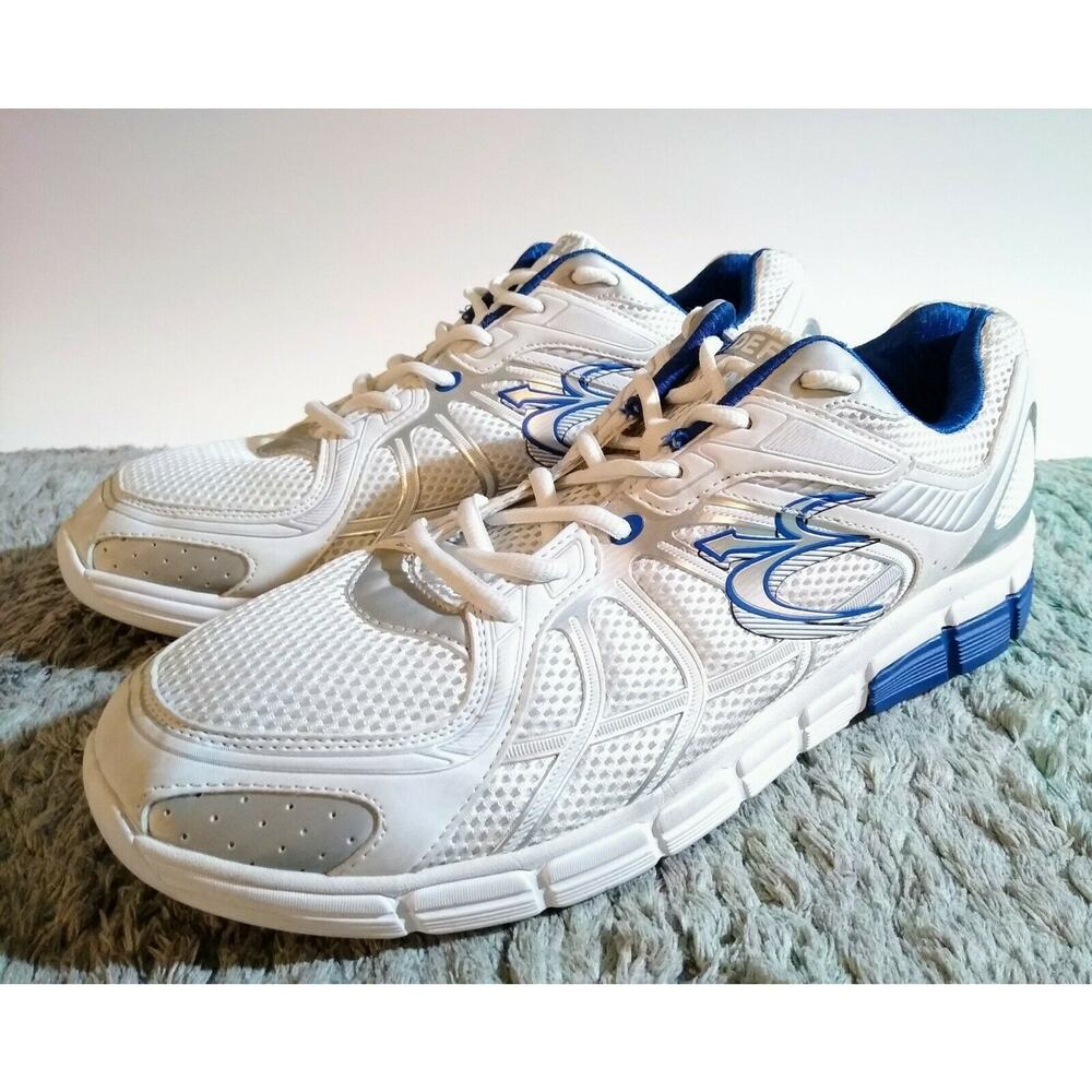 Gravity Defyer GDefy Super Walk Athletic Shoes White & Blue TB9004MWS Mens 15 M